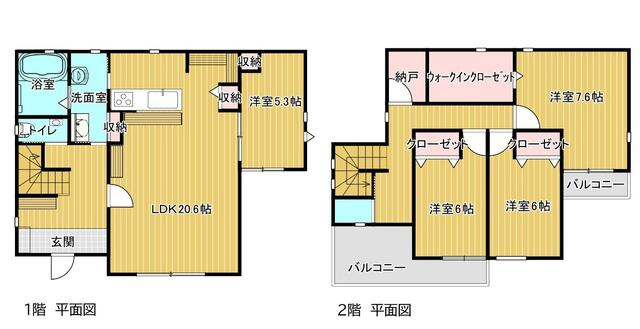ひたちなか市大字高場の中古一戸建の間取り