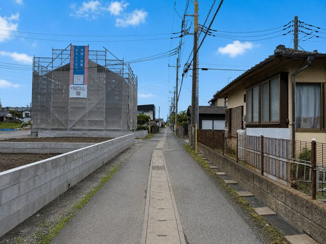 ひたちなか市大字津田の売地の周辺