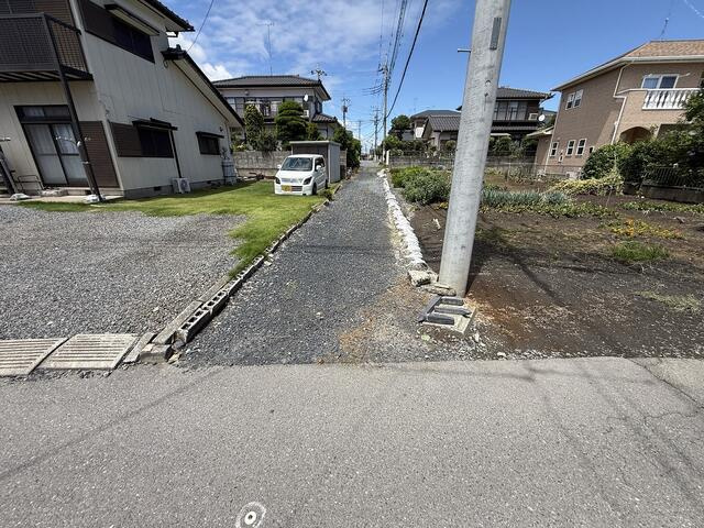 ひたちなか市大字足崎の売地の外観