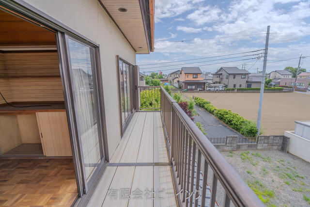 ひたちなか市大字津田の中古一戸建のバルコニー