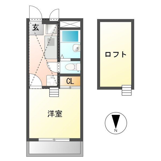 【間取り】 | カーサ曽池町
