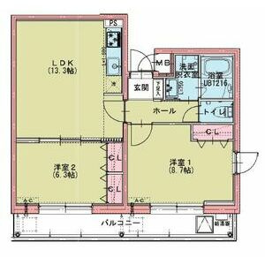 【間取り】 | ドゥナーレ名駅西