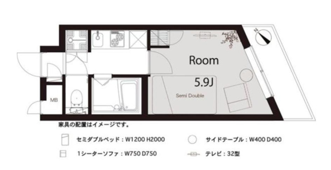 【間取り】 | パレ・ホームズ高井戸