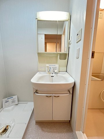 リエス尼崎東の洗面所