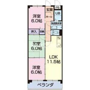 シャルマン門弟山の間取り