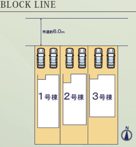 売新築戸建　静岡市清水区向田町の区画図