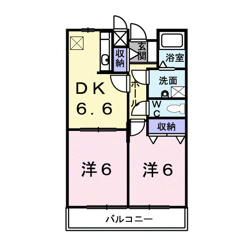 ソレアード白庭の間取り