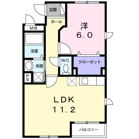カスカードⅡの間取り