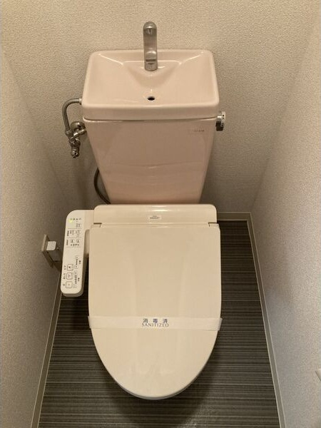葛上マンションのトイレ