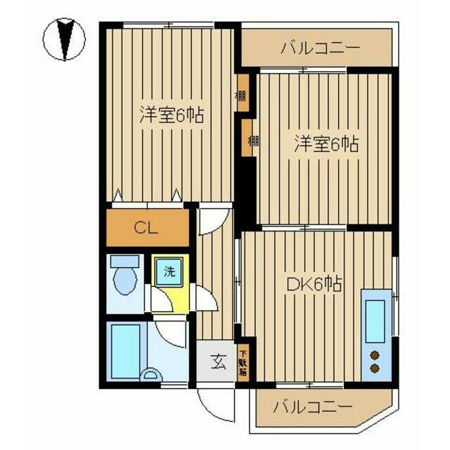 グリーンマンションの間取り