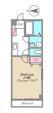 コート・ライラックの間取り|間取り　洋室8帖