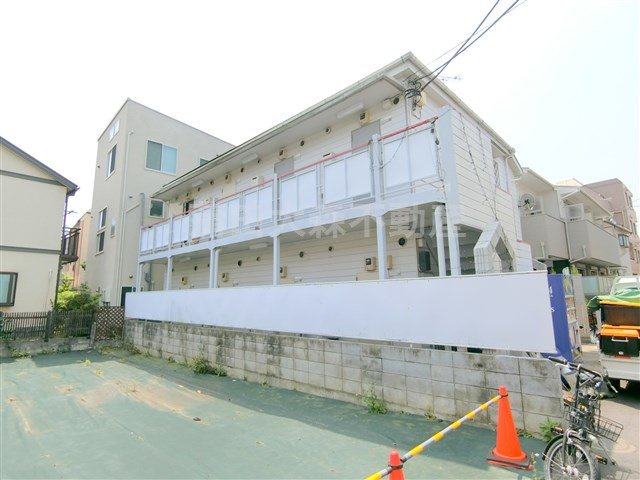 エクセル6の外観|1988年2月築　木造地上2階建て　東京都大田区下丸子3丁目　
東急多摩川線下丸子駅徒歩3分、鵜の木駅徒歩7分、東急池上線千鳥町駅徒歩11分
