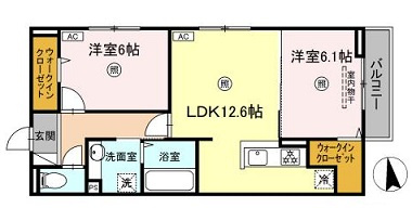 Contentoの間取り
