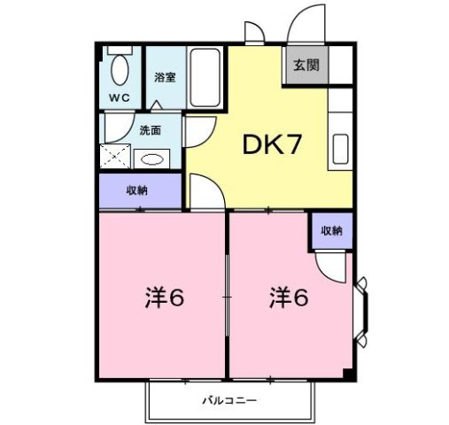 レモンハイツの間取り