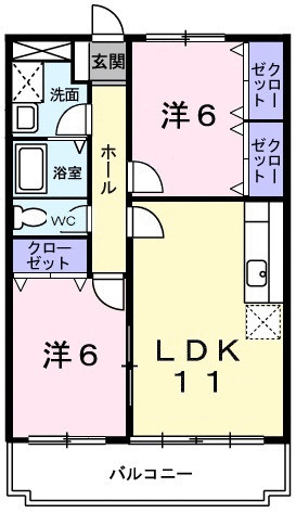 コーポ大末の間取り