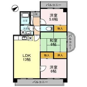 メゾンアザレアの間取り