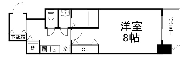 【間取り】 | エスリード谷町四丁目