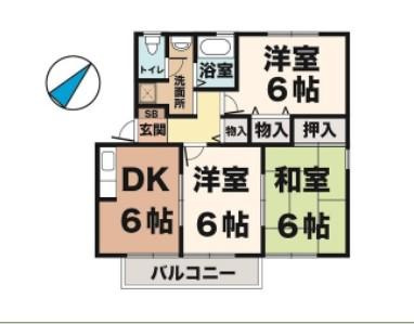 ウッディ枝吉の間取り|※間取りが現況と異なる場合は現況を優先します※