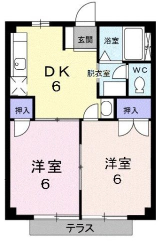 コーポさくらの間取り
