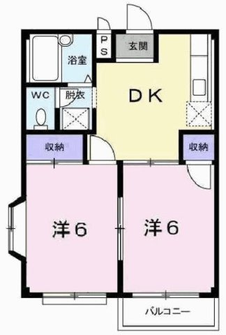 エスポワール住吉の間取り
