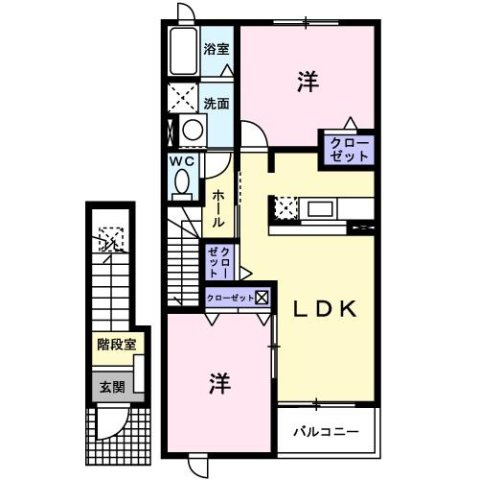 ユリシス１番館の間取り