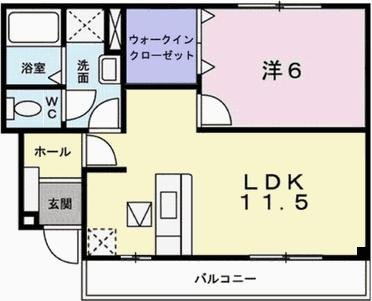 エクセラン國木Ⅰの間取り