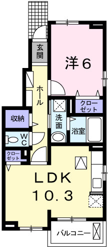 カルムメゾンⅡの間取り