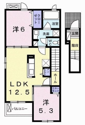 エヴィメリアⅠの間取り