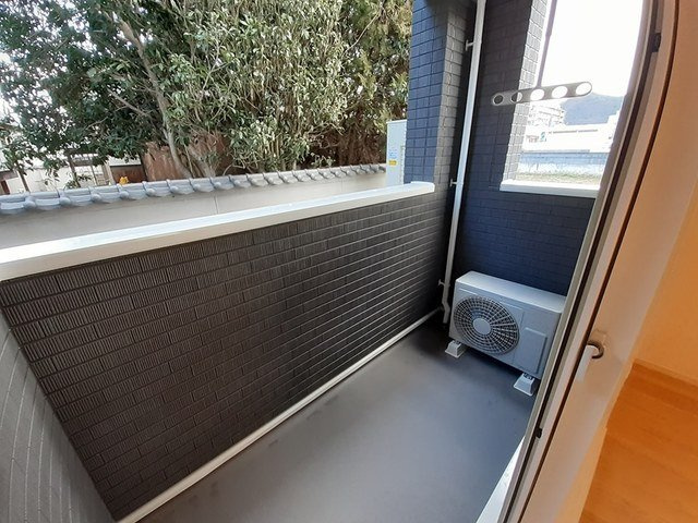 ブリーズ揖保川のバルコニー