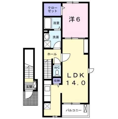 グロリアの間取り