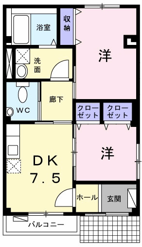 シュープリームの間取り