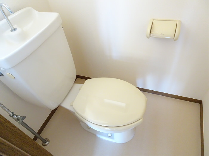 サンハウスのトイレ|落ち着いた色調のトイレです