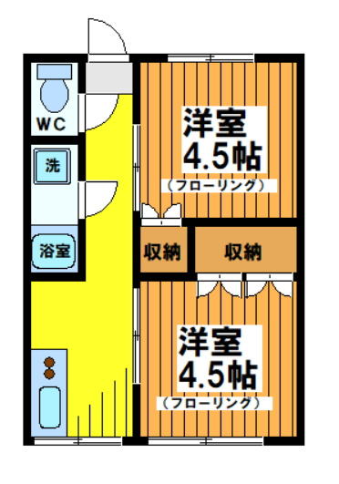 コーポ千代の間取り