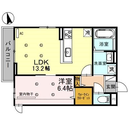 グロワール　ヒロの間取り