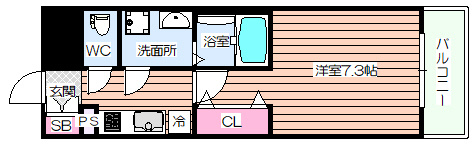 【間取り】 | ファーストフィオーレ江坂グレイス