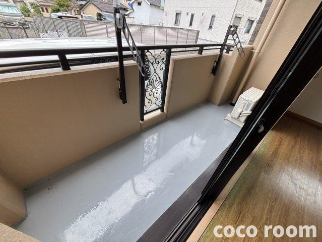 ヴィラルーチェのバルコニー