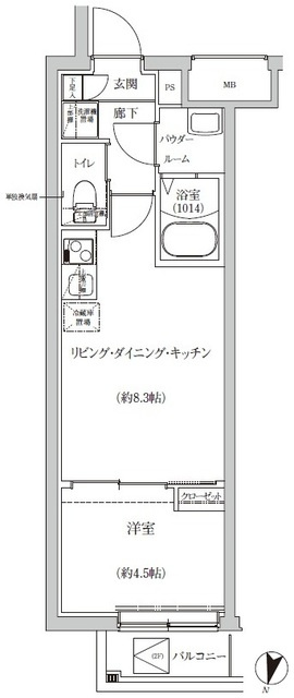 ＲＥＧＯＬＩＴＨ　ＩＫＥＧＡＭＩの間取り