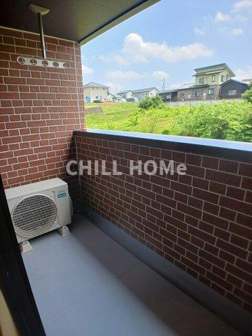 アンバーベル・Ⅱのバルコニー|当社、チルホームのHPもご覧ください(^^)/物件情報多数♪