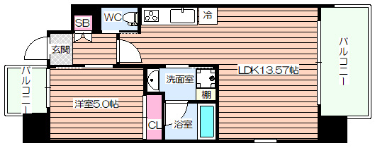 【間取り】 | プレジオ御幣島ASIAN