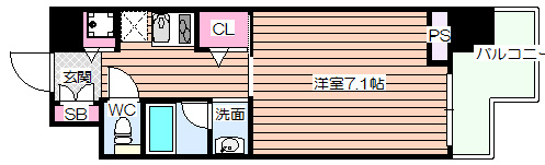 【間取り】 | エイペックス梅田東Ⅱ