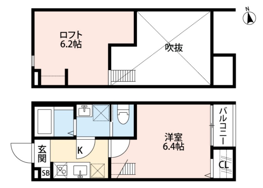 CASA　MIYASHITAの間取り