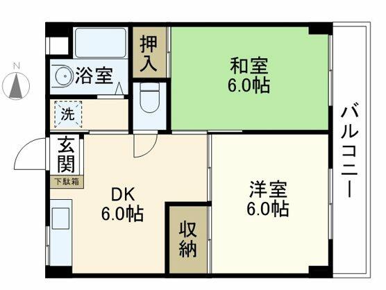 サンコート上大岡の間取り