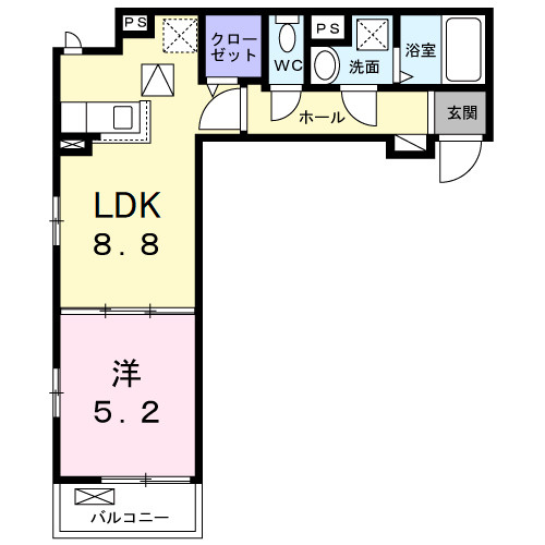 【間取り】 | メゾンルミネ　中町