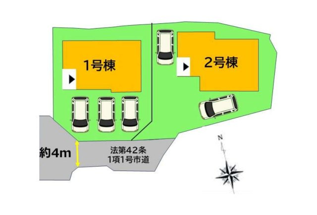 福岡市早良区内野3丁目第1-2棟（1号棟）の間取り