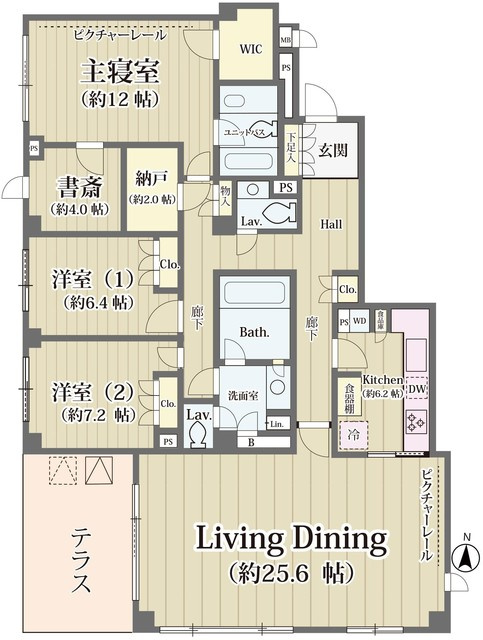 大山パークヒルズの間取り