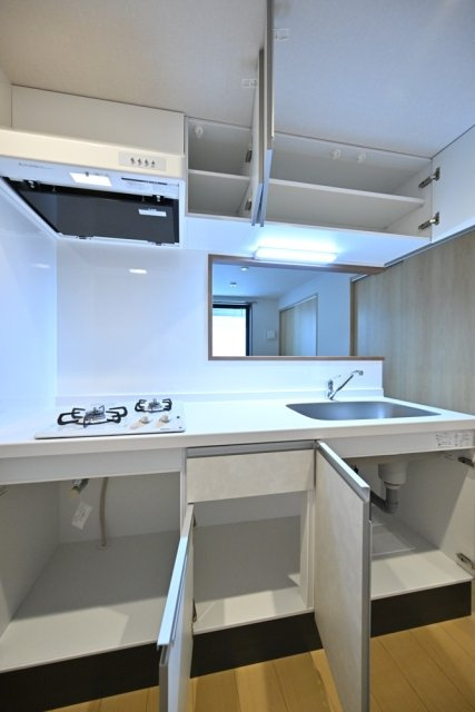 ＣＥＮＴＲＡＬ　ＧＡＲＤＥＮ　ＲＥＳＩＤＥＮＣＥ　ＴＯＫＹＯのキッチン|コンパクトなキッチンで掃除もラクラク