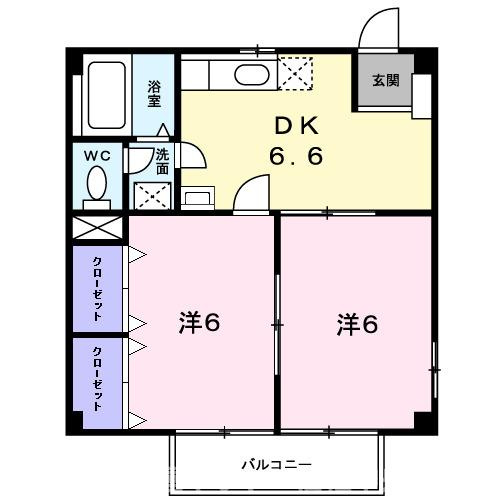 【間取り】 | ニューシティ三条Ｂ