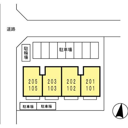 サン　ダイヤの区画図