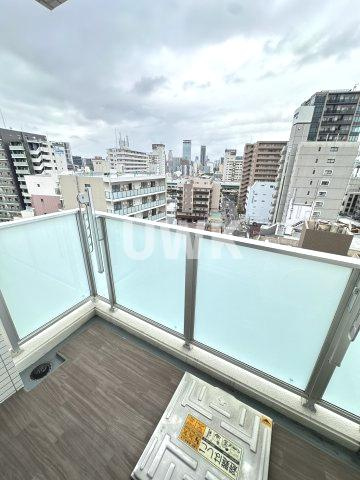 名古屋市西区名駅３丁目の賃貸マンションのバルコニー