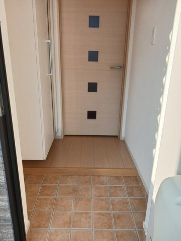 コンフォール矢三　Ｂの玄関|毎日通る玄関はこちらです